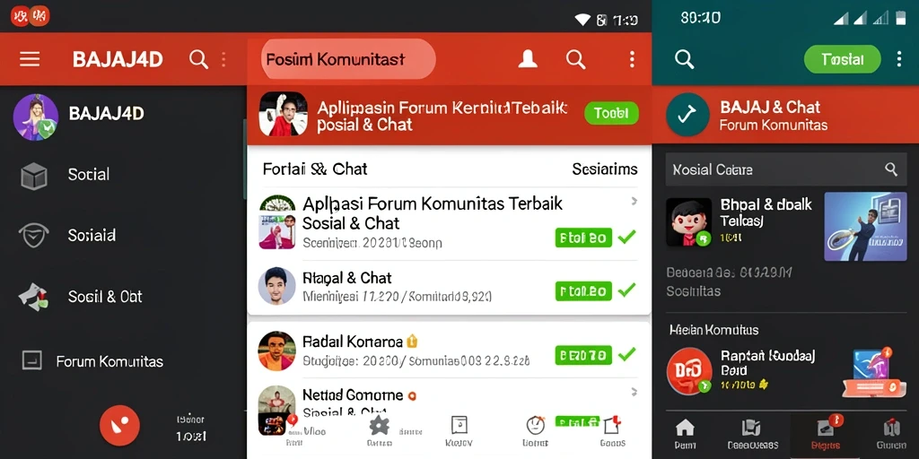 Tampilan antarmuka pengguna BAJAJ4D yang modern dan interaktif.