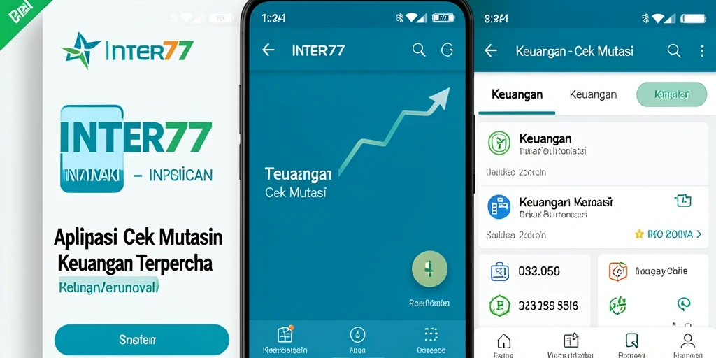Tampilan antarmuka aplikasi Cek Mutasi INTER77 yang intuitif.